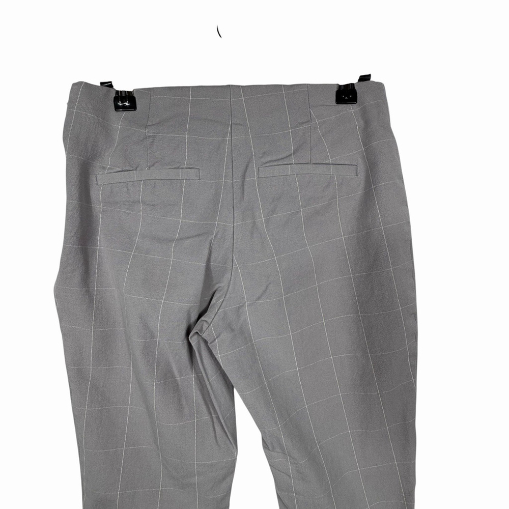 A New Day Womens Side Zip Black/White Windowpane Slacks Size 2 Grey Womens slack - Picture 5 of 7